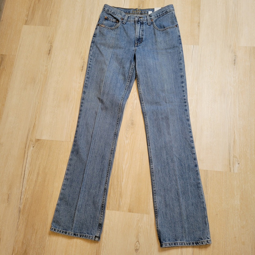 Y2K Cruel Girl Slim Fit Bootcut Jeans Womens‎ 5 Long Western Denim High Rise